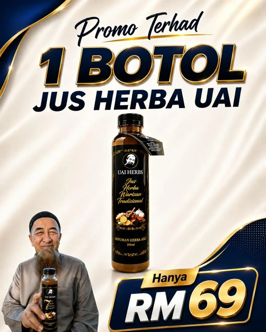 Set Rasa - 1 botol Jus UAI Herbs, RM69